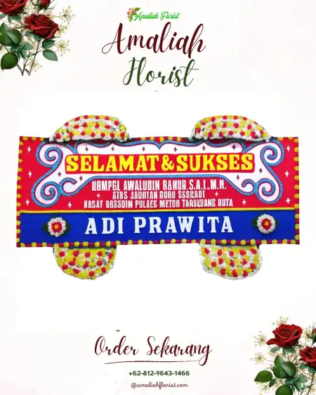 Papan Bunga Ucapan Selamat Pahesan